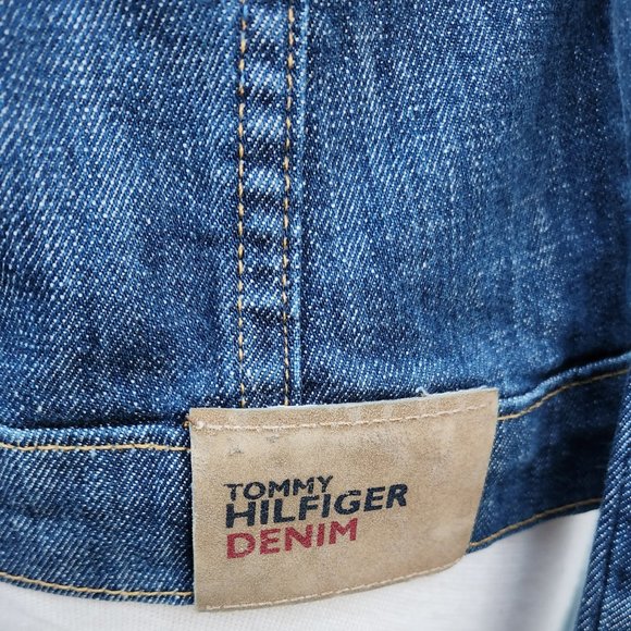 Tommy Hilfiger Denim Jean Jacket Ladies Small - Picture 6 of 10